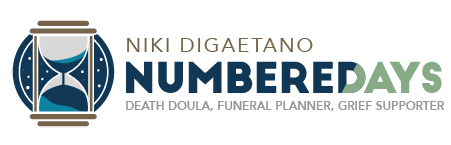Logo for Numbered Days Death Doula Care